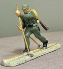 1930s German Mountain Trooper Skier  70mm Toy Soldiers Elastolin Lineol