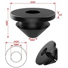 100 Pcs Cable Railing Rubber Grommets For 1 8  5 32  3 16  Metal Cables Posts