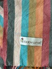 Hip Baby Wrap Baby Carrier Infant Toddler Sling 100  Cotton Multicolorstripe Euc