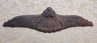 Antique Cast Iron Pediment Floral Leaf Scroll For Restoring Furniture Or Decor 