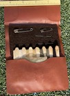 Vintage U s  Army Sewing Kit Brown Vinyl Case Complete Excellent Condition