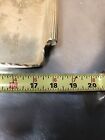 Vintage Mid Century Arthur Armour Hammered Aluminum Gold Tone Tray 18x10  -