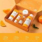 Laikou  Vitamin C Skin Care Set Cleanser Toner Serum Eye Cream Face Cream 