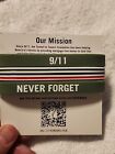 9-11 Never Forget Wristband 911 American Flag Thin Line 3  Silicone Bracelet 