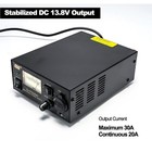 13 8v 30a Ham Radio Bench Switching Power Supply Ac 110v Cigarette Socket