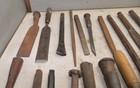 18 Heavy Steel Chisel Slick Timberframe Boat Building Collectible Antique Tool