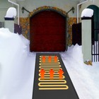 Heated Snow Melting Mats For Walkways Stairs- Outdoor Heated Mats- 10ft 13in