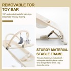 Portable Baby Bouncer Seat Rocker Chair Folding 4 Adjustable Toddler Infant