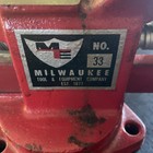 Milwaukee Tool Co  No  33 Red Swivel Base Bench Vise W anvil Usa   Free S h