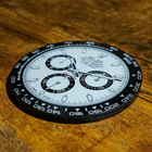 Rolex Daytona Panda White Watch Dial Coaster Drink Holder Man Cave Bar Desk Gift
