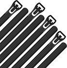 100 Pack Releasable Reusable Zip Ties Nylon Cable Heavy Duty Wire Self Locking