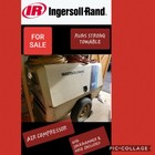 Ingersoll Rand Diesel Towable Air Compressor Jack Hammer Construction