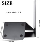 1 Or 2pcmetal Book Ends Book Ends Decorative Bookends Book Ends For Shelves Book