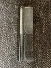 Vintage Vanity Hand Mirror   Comb Set - Silver Tone W  Flowers