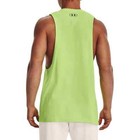 Under Armour Mens Left Chest Cut Off Tanktop Lime Green Size Large Nwt
