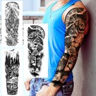 20 Sheets Extra Large Full Arm Temporary Tattoos For Men Adults  Tiger Snake    