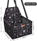 Dog Car Seat Bag Booster Belt Ride Safety Basket Storage Pocket Travel Pets Gift
