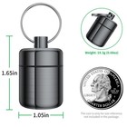 Urekt Ear Plug Carrying Case Keychain 2 Pack   2 Pair  pack Of 1   Black Grey 
