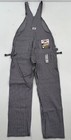 Deadstock Vtg Round House Double Knee Overalls Pouch 40x34 Stripe Railroad Usa