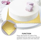 10 Pcs Golden Cake Pads Cardboard Cake Pads Cake Packing Pad
