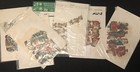 Antique Victorian Christmas Small Die Cut Lot 33 German Santa