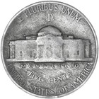 1943 D Jefferson 35  Silver War Nickel Fine Fn
