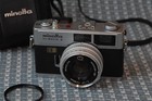 Vintage Minolta Hi-matic E 35mm Camera - Rokor-qf 40mm F 1 7 - With Case