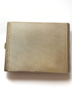 Vintage Rare Memento Mori Skulls Solid Silver 900 Gilded Snake Cigarette Box