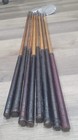 8 Pcs Antique Vintage Spalding Kro Flite Hickory Wood Shaft Golf Clubs All Lofts