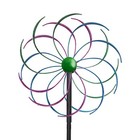 79  Metal Kinetic Rainbow Windmill Decorative Wind Spinner Outdoor Garden Lawn