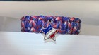 Red white blue American Paracord Bracelet   veteran Made 