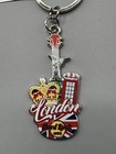Hard Rock Cafe London Keychain Big Ben Guitar Crown Union Jack Hotel Casino Nwt