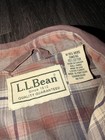 Vtg 90s Ll Bean Flannel Lined Corduroy Shirt Jacket Brown Canada Import Pristine
