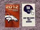 Pocket Schedule Nfl 2005-2013 Multiple Teams Lot Of 10 Different Starter Lock 02