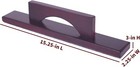 Hathaway Shuffleboard Brush  Dark Cherry Finish 
