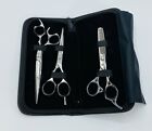 Professional Salon Hair Cutting thinning Scissors Barber Shears Hairdressing Set
