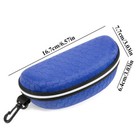 Sunglasses Hard Case Portable Zipper Eye Glasses Box Protector Large Hold Gift