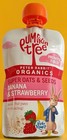 Peter Rabbit Organics Baby Food Pouches Banana Strawberry 4oz Case Of 10