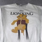 Disney Lion King Sweatshirt Teens Xl 15-17 Gray Simba Crewneck Fleece Pullover