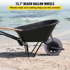 2pcs 16  Balloon Beach Wheels Replacement Fishing Kayak Cart Tires Dolly Canoe