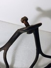Early Singer Treadle Sewing Machine Cast Iron Base Belt Guard 1885