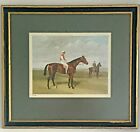 Thoroughbred Equestrian Horse Jockey Print Emil Adam  isingling  Signed Numbered