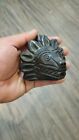 Quetzalcoatl  Death Whistle  Loud  Real  Aztec  Maya  Black  Hand Crafted 