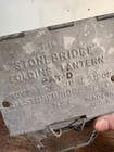 Stonebridge 1908 Folding Lantern Mica Panels Very Nice Trench Military  Lamp