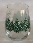 Set Of 4 Christmas Tree Wine Glasses Stemless Holiday Barware 17 5 Oz
