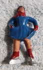 Vtg Lot Of 14 40 s Barclay Manoil Cast Lead Skater Skiers Sledders Figure