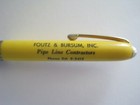 Foutz   Bersum Farmington Nm Perry Vintage Mechanical Pencil Advertising