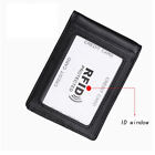 Men s Rfid Leather Slim Bifold Money Clip Wallet Front Pocket Credit Card Holder