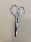 Beautiful Incised Ornate Vintage 3 1 2  Sewing Embroidery Scissors  Mint Conditi