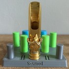 Theo Wanne Gaia 4 Tenor Mouthpiece 7  Gold And Silverstein Hexa Ligature 